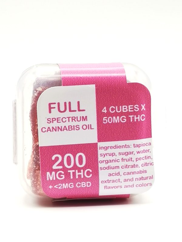 CUBE Full Spectrum THC Sativa Gummies 200mg - Image 2