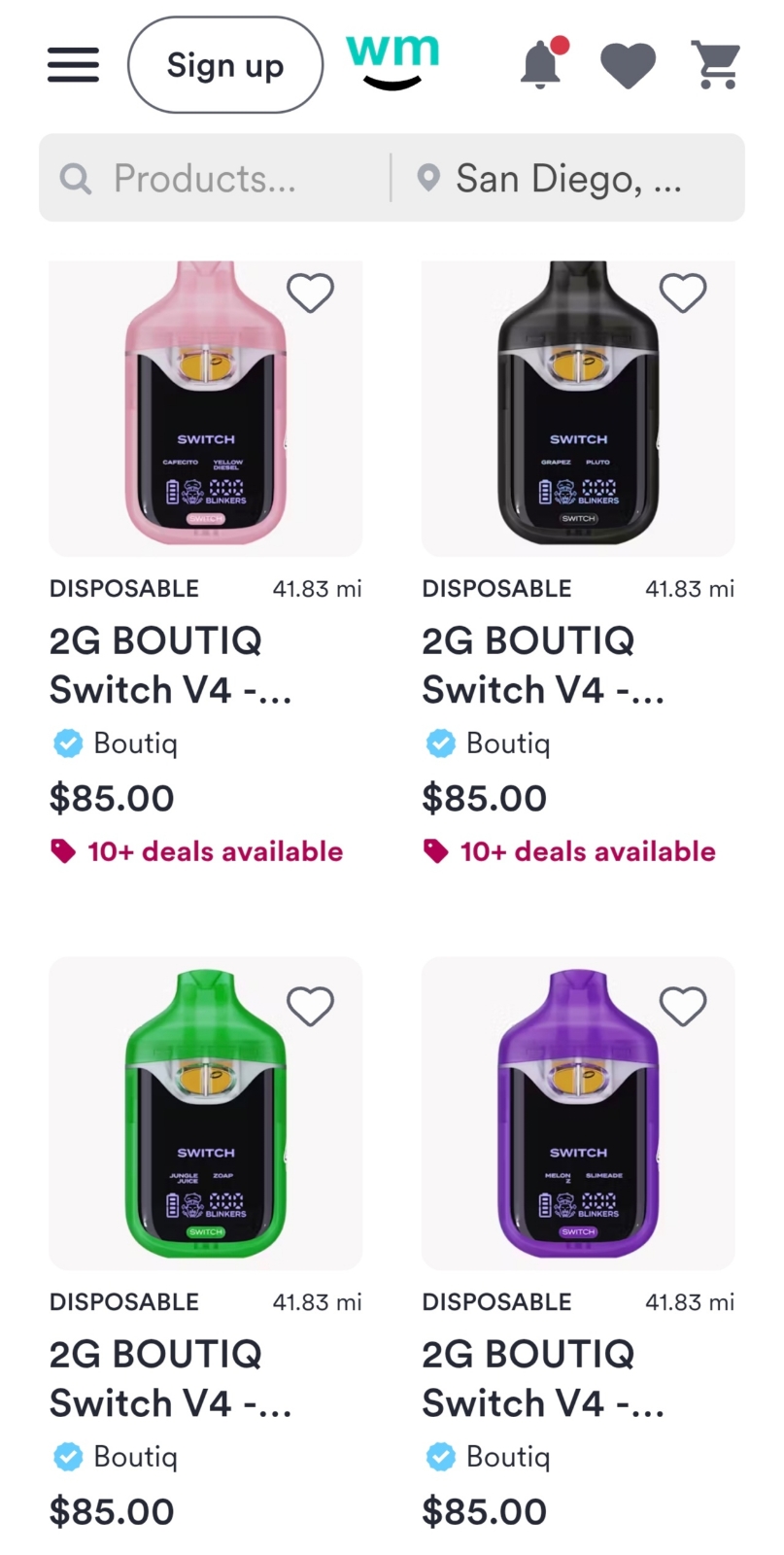 2G BOUTIQ SWITCH V4 Liquid live Diamonds Disposable - Image 5