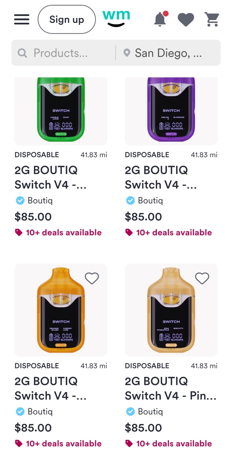 2G BOUTIQ SWITCH V4 Liquid live Diamonds Disposable - Image 4