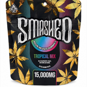 SMASHED Rosin Gummies 15000mg THC